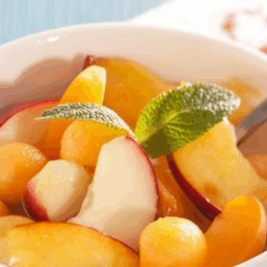 Nage de fruits frais