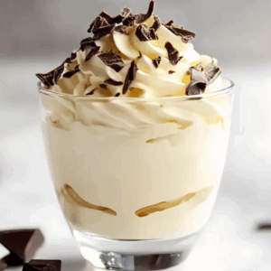 Mousse au chocolat blanc