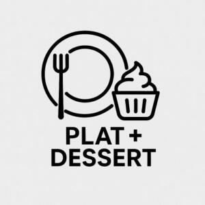 Formule Lundi Plat + dessert