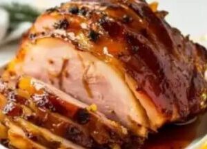 Jambon de Noël caramélisé aux épices douces