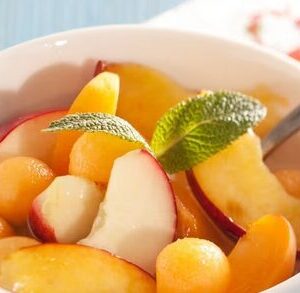 Nage de fruits frais