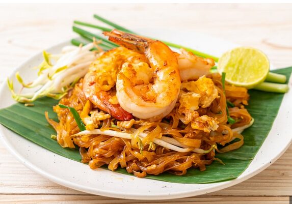 Pad thaï aux crevettes