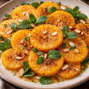 Nage d'orange à la fleur d'oranger et cannelle