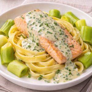 Nid gourmand au saumon