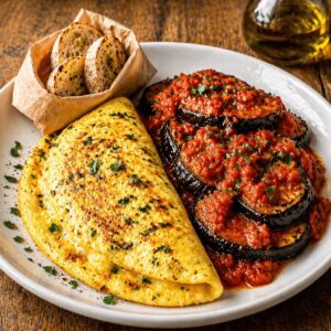 Omelette aux herbes fraîches