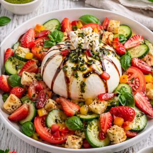 Sunny burrata bowl