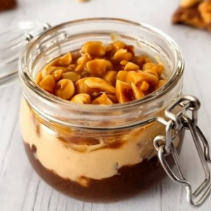 Crème au chocolat façon snickers
