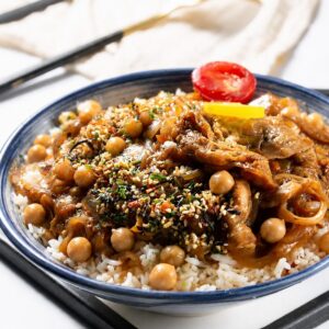 Tajine d'aubergines au miel et au sésame