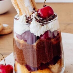 Verrine façon forêt noire