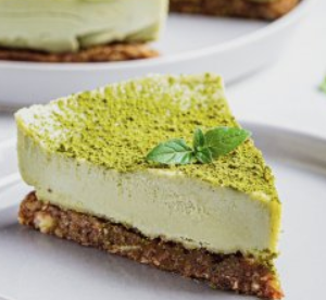 Cheese cake au citron vert et matcha